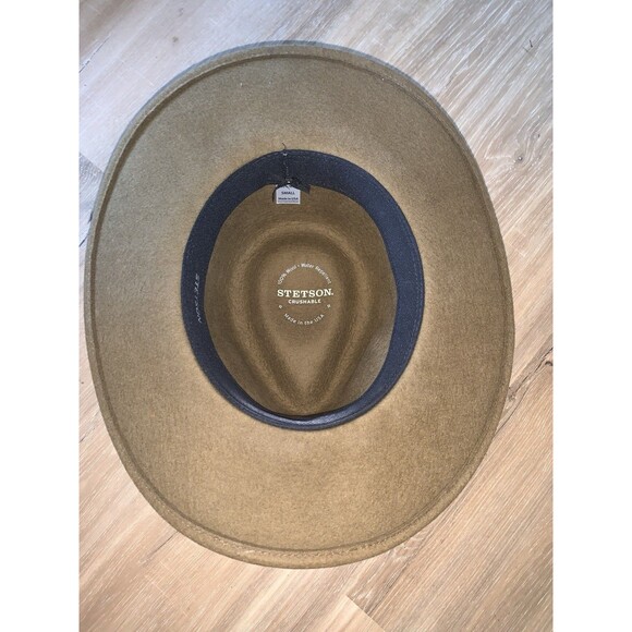 Stetson Bozeman Outdoor Hat Size Small Light Brown EUC